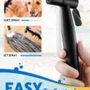 Black Handheld Bidet Sprayer for Toilet, Jet Sprayer for Toilet Muslim Shower, Adjustable Cloth Diaper Sprayer Bidets Attachment for Toilet, Bidet Hose for Feminine WashMatte Black