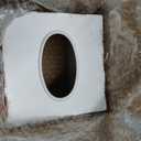 Sumnacon Tissue Box Cover Square, Bless You Tissue Holders, Decorative Tissue Box Holder Open Bottom, Cube Metal Tissue Cover for Bathroom, Bedroom, Living Room, Office, Tabletop, Gift Option, White