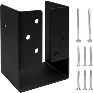 Concealed Joist Hanger Bracket Fit for 4"x6" Beam,Swing,handrail,and Fence 4pck