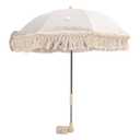 Baby Outdoor Parasols, Baby Stroller Parasol Umbrella with Adjustable Clamp, Toddler Parasol for Trolley Wheelchair Beach Chair, Outdoor Activities (Beige with