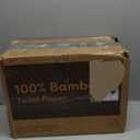 Amazon Aware 100% Bamboo 3-Ply Toilet Paper, Unscented, 24 Rolls, FSC Certified, 350 Sheets, 8400 Count, Pack of 24, Plastic-Free