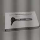 4th Generation Doctor Mom LED Pocket Pro Otoscope with Both Adult and Pediatric Disposable Specula Tips, Battery, and Protective Hard Plastic Case (Silver)