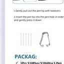 Tab S10 Plus/S10 Ultra S Pen Compatible with Samsung Galaxy Tab S10+ Plus | Tab S10 Ultra All Versions,Tab S10 Stylus Pen (WithBluetooth), 4,096 Pressure Levels with 5pcs Tips (Gray)