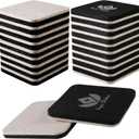 20 Pack 3in.Square Felt Sliders for Hard Surfaces - Heavy Duty Furniture Moving Sliders