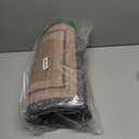 KIMODE Anti Fatigue Kitchen Mats 17"x47"+17"x29", Farmhouse Kitchen Rugs Sets of 2, Non Slip Kitchen Mats for Floor, Cushioned Comfort Standing Mats for Sink Laundry Office Desk Grey/Brown