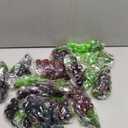 Tayfremn 15pcs Artificial Grape Large Lifelike Artificial Grapes Decor Hanging Grapes Bunches Rubber Mini Grape in Red Black Purple Green for Wedding Kitchen Photography Decoration(5 Colors,3 Size)