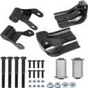 WFLNHB Rearward Leaf Spring Shackle Bracket Hanger Repair Kit Replacement for Chevy Silverado 1500 1999-2007