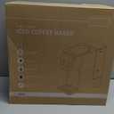 TWOMEOW Coffee Maker Hot & Iced With Bold Setting,Single Serve Coffee Maker For K Cup And Grounds,52 Oz Removable Water Tank,6-14 Oz Brew Sizes,One Cup Kcup Coffee Machine With Reusable Filter, White