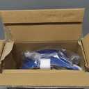 Velaze 7.5 QT Enameled Oval Dutch Oven Pot with Lid, Cast Iron Dutch Oven with Dual Handles for Bread Baking, Cooking, Frying, Non-stick Enamel Coated CookwareBlue)