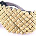 Punk Rocker Large Shield Spike Fashion Novelty Party Dance Sunglasses