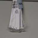 mDesign Expandable Dresser Drawer Divider with Foam Ends, Drawer Divider Locks in Place, Separators for Clothing and Accessories in Closet or Dresser Drawer, Ligne Collection, 4 Pack, White