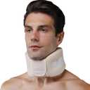 Neck Brace for Pain Relief and Support, Neck Support Brace For Men Women, Soft Foam Cervical Collar for Sleeping,Posture,Vertebrae Stable and Spine Pressure (Medium, Nude)