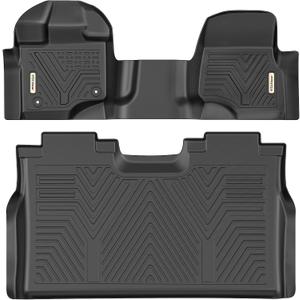 YITAMOTOR Floor Mats for Ford F150 2015-2026 SuperCrew Cab Front Bench Seat