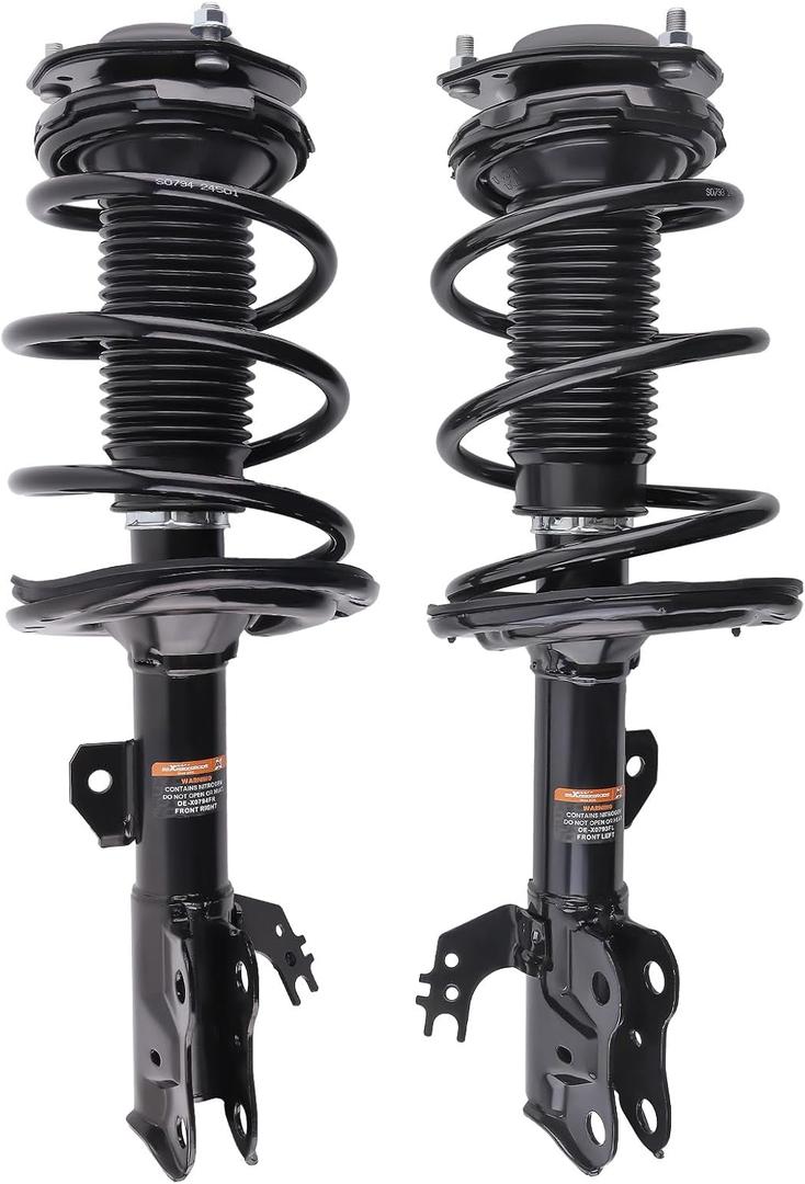 maXpeedingrods 1333375L 1333375R Front Strut for Toyota Camry 2012-2017 SE XSE 2.5L, 2Pc Shock Absorber Strut w/Coil Spring Assembly