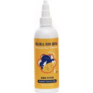 2 x UNIPAWS Pet Ear Drops for Dogs & Cats  Vet-Recommended Ear Cleaner & Deodorizer  Helps Reduce Wax Buildup & Soothe Itchy Ears  5.1 fl oz Probiotic & Moisturizing Formula, Made in Korea