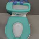 Bright Starts Disney Junior Stitch My Size Potty Training Toilet, Toddler Potty Chair with Flushing & Cheering Sounds, Removable Seat with Splash Guard & Handles, Ages 18+ Months, Up to 50 lbs