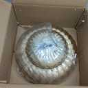 Semi Flush Mount Ceiling Light Fixture Vinatge Gold Ceiling Lights Mid Century Modern Glass Close to Ceiling Lighting Fixtures for Bedroom Hallway Foyer Bathroom Kitchen Laundry Room Nursery (Amber-(gold base))