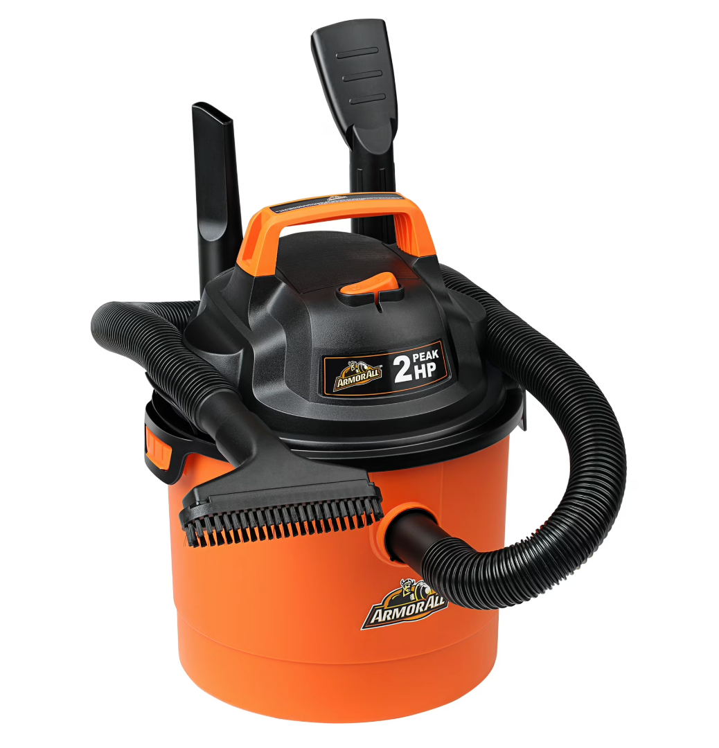 Armor All 2.5 Gallon 2 Peak HP Wet Dry Vacuum,VOM205P 0901