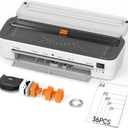 Laminator Machine, 11 in 1 Laminating Never Jam Technology with 36 Laminating Sheets, 9 Inch Thermal Laminator A4 Laminating Machine Hot & Cold with Paper Trimmer for Home Office School
