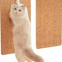 2Pack Cat Scratcher Mat,23.6 X 15.7 Inch,sisal cat scratchers for Indoor Cats,cat Scratch pad,cat Scratching Board,cat Scratching Post,sisal Rug Carpet,cat Scratch Furniture Protector,Brown
