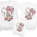 Family Vacation Shirts 2025 Family Matching Outfits Magical T-Shirts Travel Shirt Casual Summer Vacation Must Tops (L)