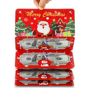 Christmas Money Holders for Cash, Money Christmas Cards with Envelopes, Surprise Christmas Gifts for Kids Teen Girls Boys Women Men Mom Dad