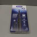 Oral-B Rechargeable Electric Toothbrush, iO2 Starter Kit, 3 Cleaning Modes, Automatic Pressure Sensor to Protect Gums, 2 Brush Heads, Night Black