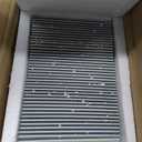 Peel and Stick Glass Subway Tiles, 3 x 6 Inch, Blue White for Kitchen Backsplash Bathroom Wall Pack of 40 Sheets, 5sq.ft