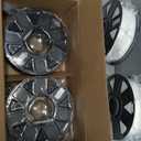 Creality 3D Printer Filament 1.75mm 4KG, PLA Filament Bulk +/- 0.02mm, 4 Pack 1kg Spool(2.2lbs) 3D Printing Filament Fits for Most FDM 3D Printers, White and Black