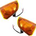 LAFORMO Pair(2) Amber Turn Signal Lights Compatible With 1986-2008 KW Kenworth K300 T300 T330 T600 ;Replacement For K256-509 P54-1038 K256-509R P54-1038R