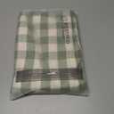 Laolitou Spring Green Gingham Tablecloth Rectangle Tables Checkered Buffalo Plaid Table Cloth Cotton Linen Farmhouse Tablecloths Washable Wrinkle Free for Picnic Kitchen, 60"x120" 10-12 Seats