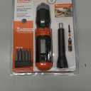BLACK+DECKER Cordless Screwdriver, Alkaline (BCF601AA)