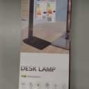 shinelife LED Desk Lamp for Office Home, Bright Desk Light with USB Charging Port, Adjustable Dimmable Desk Lamps 5 Modes 5 Brightness, Touch Study Lamp for Nail, Craft, Puzzle, Sewing, Study, Black