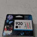 HP Original 920 Black Ink Cartridge | Works with OfficeJet 6000, 6500, 7000, 7500 Series | CD971AN