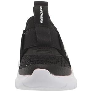 Skechers Kids Boy's Skech Fast Sneaker, Black/White,Size 1