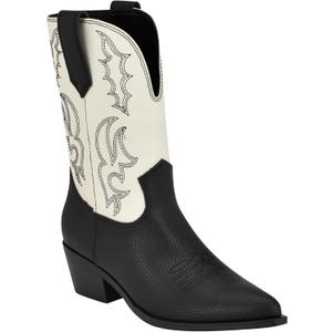 Nine West womens Yodown (6, Black/White 003)