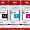 PFI-030 Ink Cartridge 55-ml (5Pcs, Matte Black,Black Cyan Magenta Yellow) Compatible PFI-030MBK PFI-030BK PFI-030C PFI-030M Replacement for Canon imagePROGRAF TA-20 TA-30 TM-240 TM-340 Printer