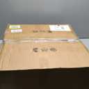 Liokoc Modern Fandelier Ceiling Fans with LED Light and Remote APP Control, Crystal Chandelier Fan Retractable Blades Quiet DC Motor for Bedroom, Living Room, 42 Inch Blade Span(Black)