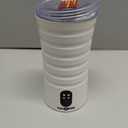 Milk Frother, Paris Rhone 4-In-1 Milk Steamer and Frother, Hot & Cold Foam Milk Warmer with Temperature Control, Auto Shut-Off Frothers for Coffee, Latte, Cappuccino, Macchiato (White)