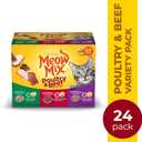 Meow Mix Tenders in Sauce Wet Cat Food, Poultry & Beef Variety Pack, 2.75 Ounce Cup (Pack of 24)