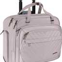 VANKEAN Rolling Laptop Bag Women with Wheels, 15.6 Inch Rolling Briefcase for Women, Water Repellent Overnight Computer Bag with RFID Pockets for Travel Business Work, Light Dusty Pink
