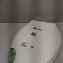 KOHLER 4636-RL-0 Cachet ReadyLatch Elongated Toilet Seat Slow Close, Soft Close Toilet Seat Quiet Lid, Contoured Grip-Tight Bumpers Installation Hardware, Apartment Essentials, White