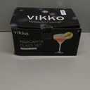 Vikko Margarita Glasses Set of 6, 10 Ounce, Crystal Clear Margarita Glass, Cosmopolitan Glassware for Margaritas, Frozen Drinks, Pina Coladas and Cocktails, Margarita Cups