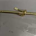 FSyueyun 2-Tier Bathroom Countertop Organizer, Tool-Less Installation Premium Plastics Makeup Shelf Organizer Perfume Skincare for Dresser Vanity Tray Organizers and Storage (Gold and Black)