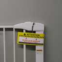29-40 Inch Baby Gate for Doorways, Auto Close Dog Gates Indoor, Easy Walk-Thru Door for Stair, No Drilling Pressure Mounted Pet Door, Babies/Kids Safety Essentials Indoor, White
