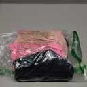 LessonZoo 3 Pack Girls Turtleneck T Shirt, Fleece Mock Neck Thermal Tops Long Sleeve Kids Sweater Soft Base Layer Undershirt (5-6 Years, Rose Red, Coral Pink, Black) 