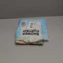 ECOTOB Pink and Green Floral Shower Curtain, Aesthetic Flower Eucalyptus Leaf Rustic Shower Curtains for Bathroom, Spring Wildflower Botanical Bath Curtain Washable Fabric with Hooks, 72Lx72W Inches