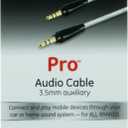 GE 3.5mm Auxiliary Audio Cable - Black