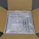 Redants 6 PCS Buffet Risers, Large Food Risers for Buffet Table, Food Display Risers for Party, White Acrylic Boxes Dessert Table Display Set, Risers Display Stands (Size 10" 9" 8" 7" 6" 5", White)