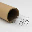 Serene Valley Shower Door Seal Strip for 3/8" Glass, U-Shaped, Super Clear and Strong Material for 3/8" Glass Panels - 78" Strips, 2pcs